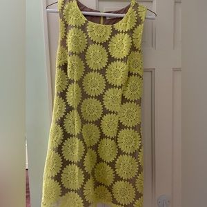 Beautiful yellow summer mini dress